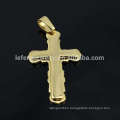 High quality large gold cross pendant,18k gold pendant design